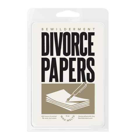 Divorce Papers Wax Melts