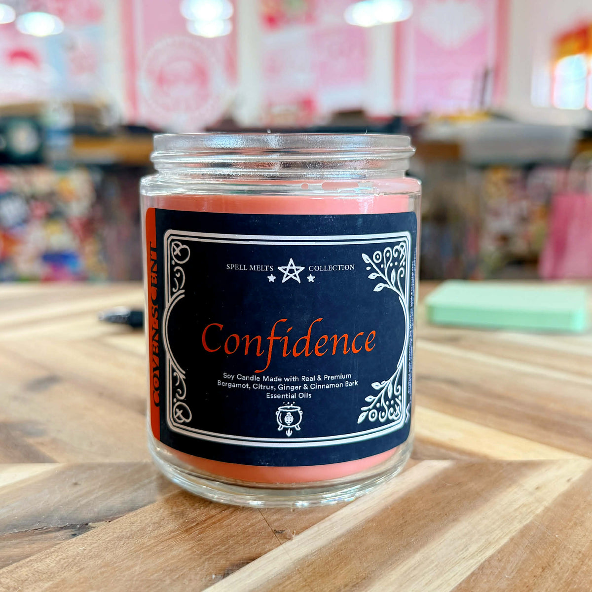 Spell For Confidence - 8 oz Glass Candle
